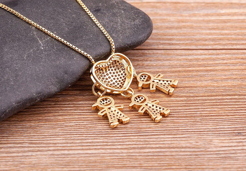 Colar Amor de Mãe Dourado