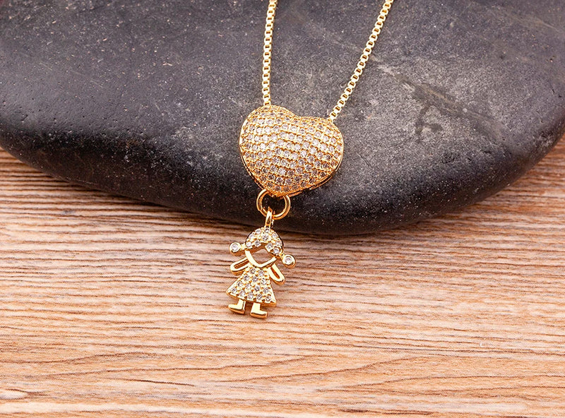 Colar Amor de Mãe Dourado