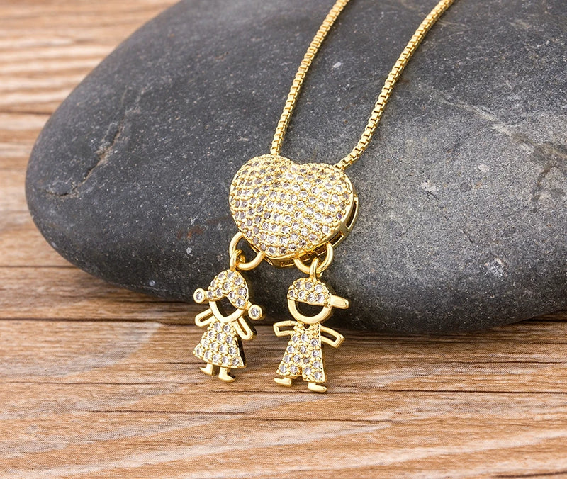 Colar Amor de Mãe Dourado