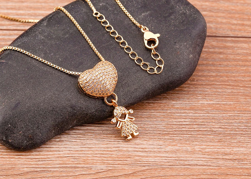 Colar Amor de Mãe Dourado