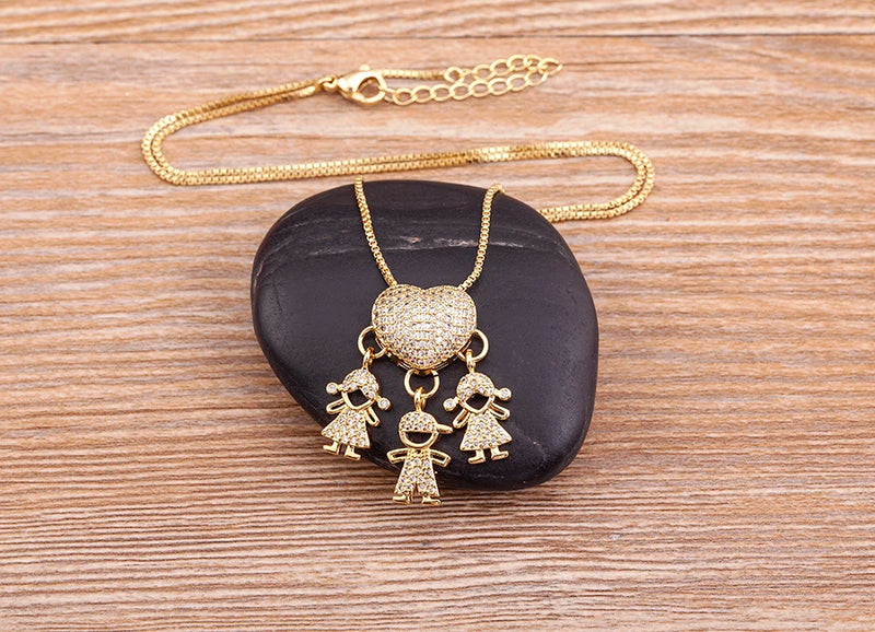 Colar Amor de Mãe Dourado