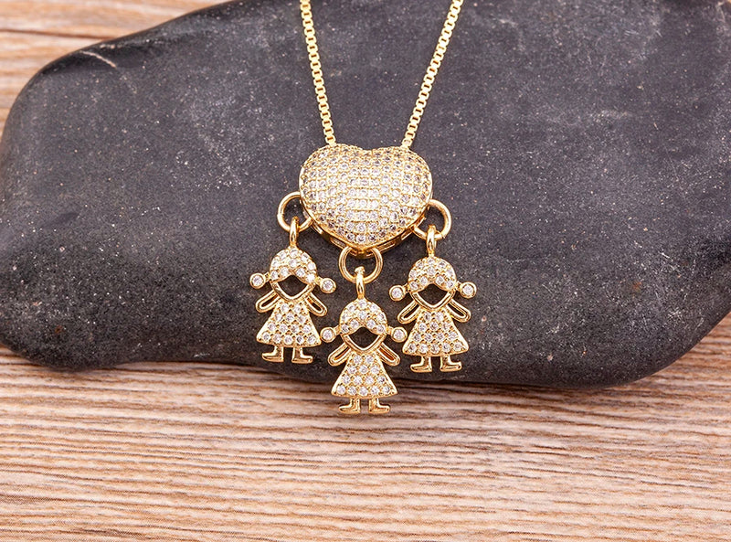 Colar Amor de Mãe Dourado