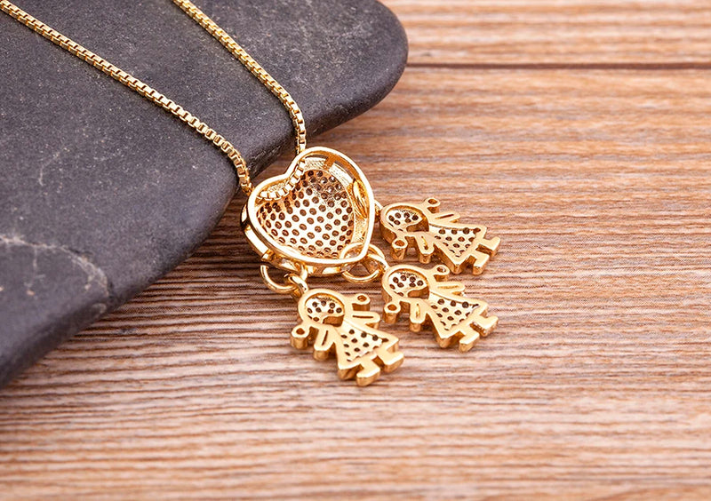Colar Amor de Mãe Dourado