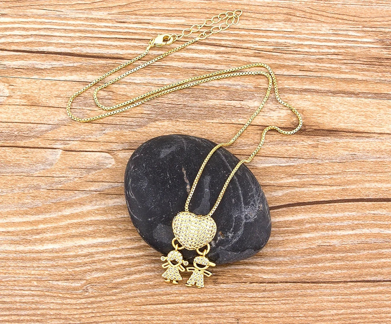 Colar Amor de Mãe Dourado