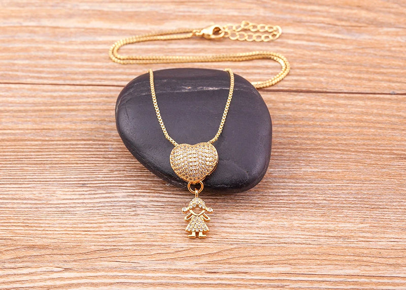Colar Amor de Mãe Dourado