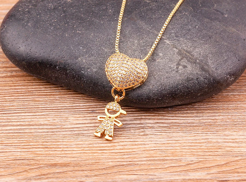 Colar Amor de Mãe Dourado