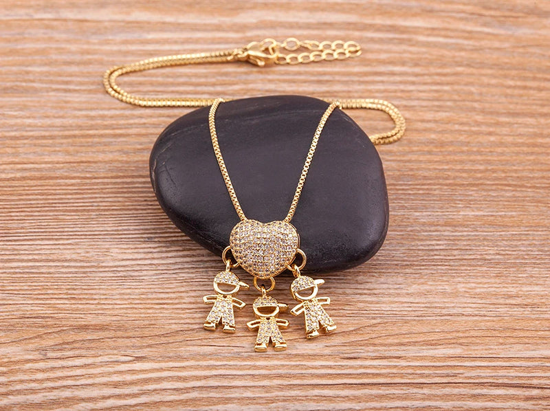 Colar Amor de Mãe Dourado