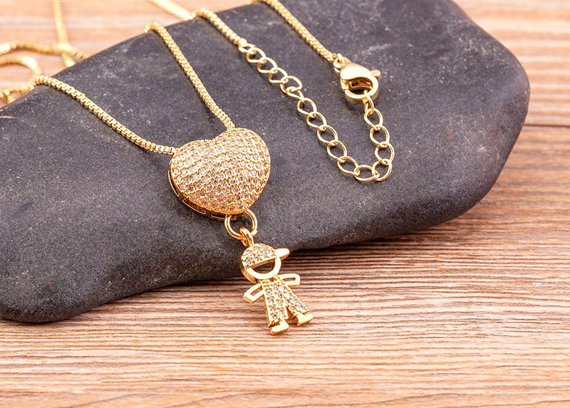 Colar Amor de Mãe Dourado