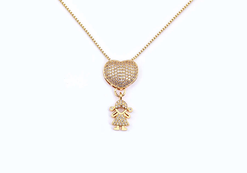 Colar Amor de Mãe Dourado