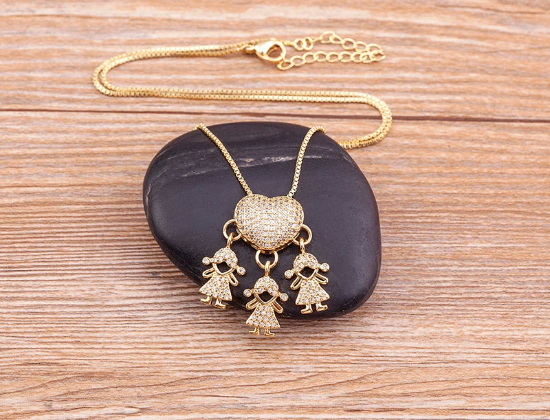 Colar Amor de Mãe Dourado