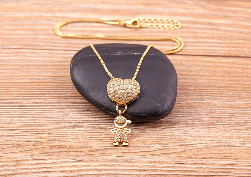 Colar Amor de Mãe Dourado