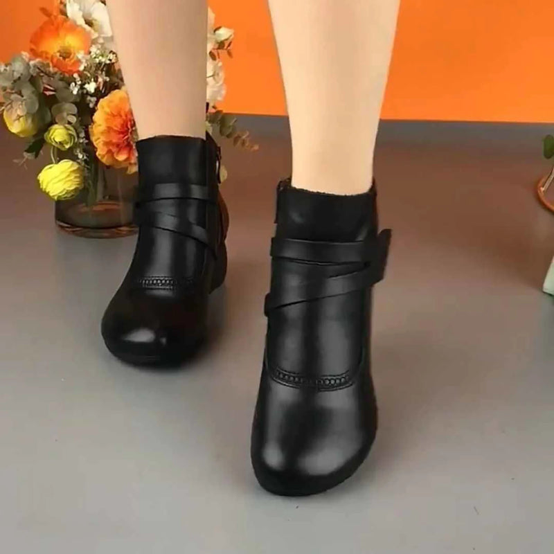 Botas de tornozelo de salto baixo