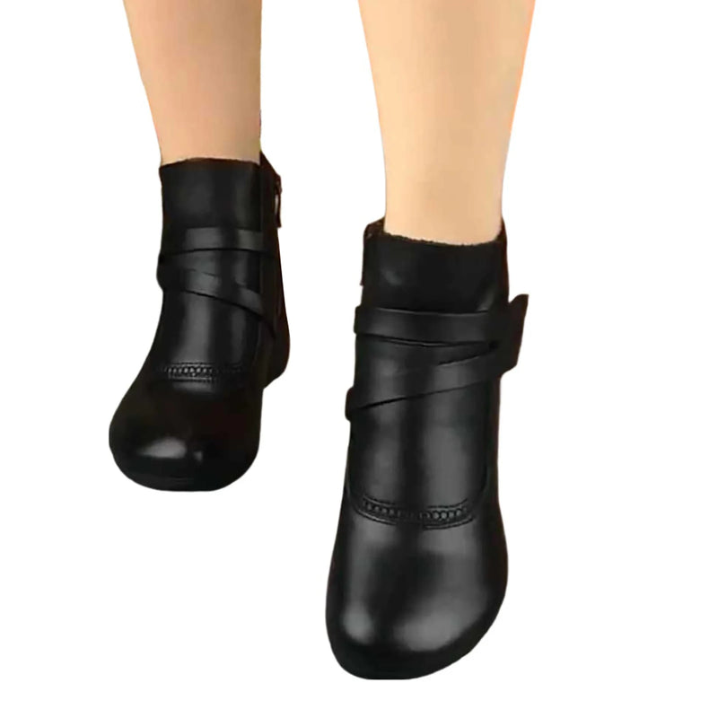 Botas de tornozelo de salto baixo