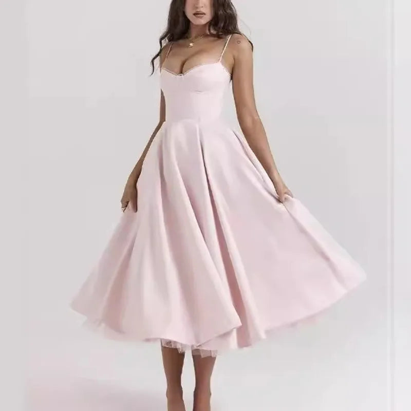 VESTIDO MIDI CLOE - DUPLA CAMADA MAX