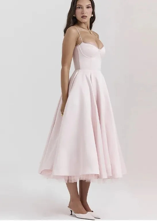 VESTIDO MIDI CLOE - DUPLA CAMADA MAX