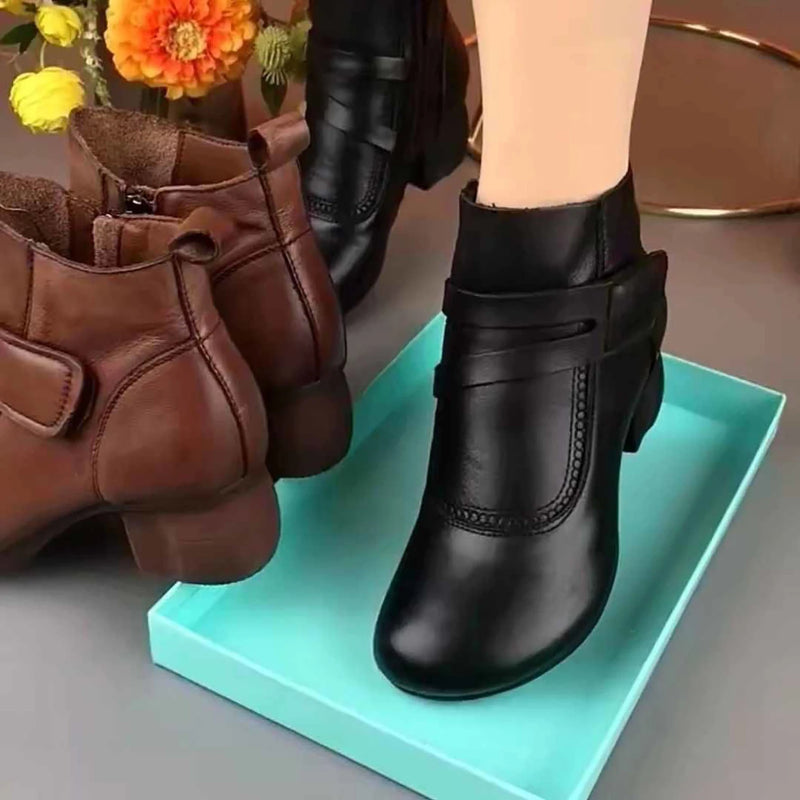 Botas de tornozelo de salto baixo