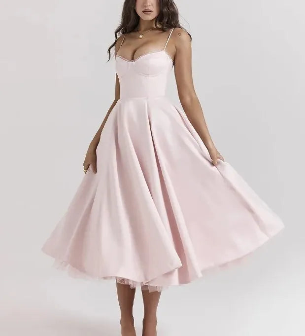 VESTIDO MIDI CLOE - DUPLA CAMADA MAX