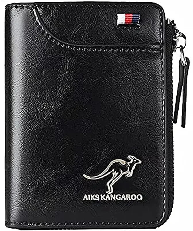 Carteira Anti Furto canguru masculina com bloqueio RFID