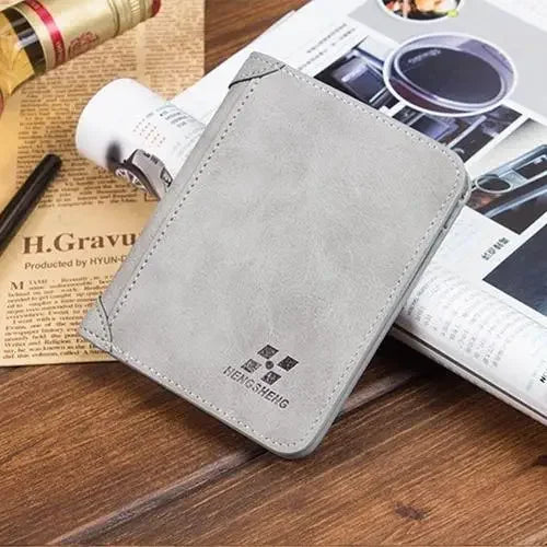 Carteira Anti Furto canguru masculina com bloqueio RFID