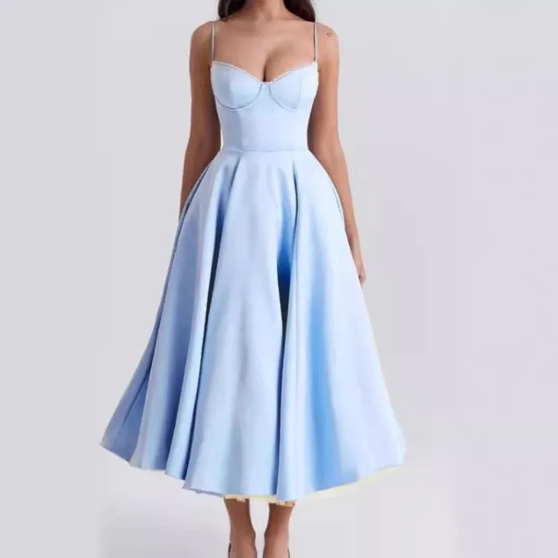 VESTIDO MIDI CLOE - DUPLA CAMADA MAX
