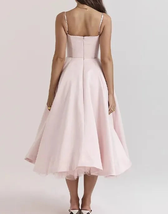 VESTIDO MIDI CLOE - DUPLA CAMADA MAX